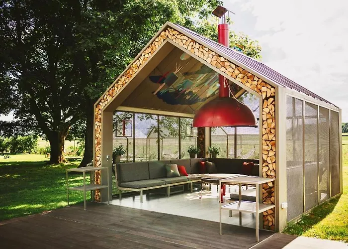 度假居 Vrba Premium Riverside Mobile House Big Berry Gradac